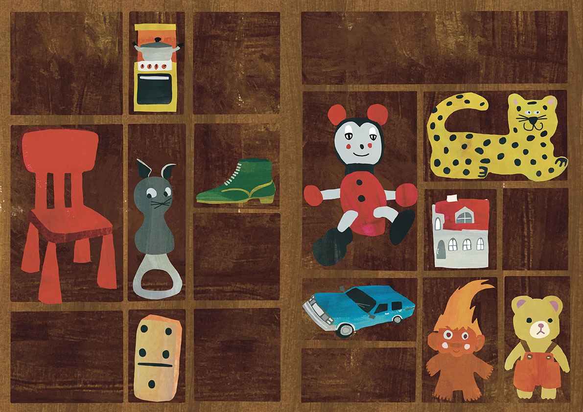 A collage of trinkets