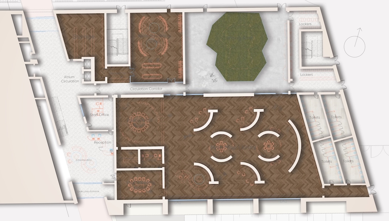 Ground Floor Rendered Plan