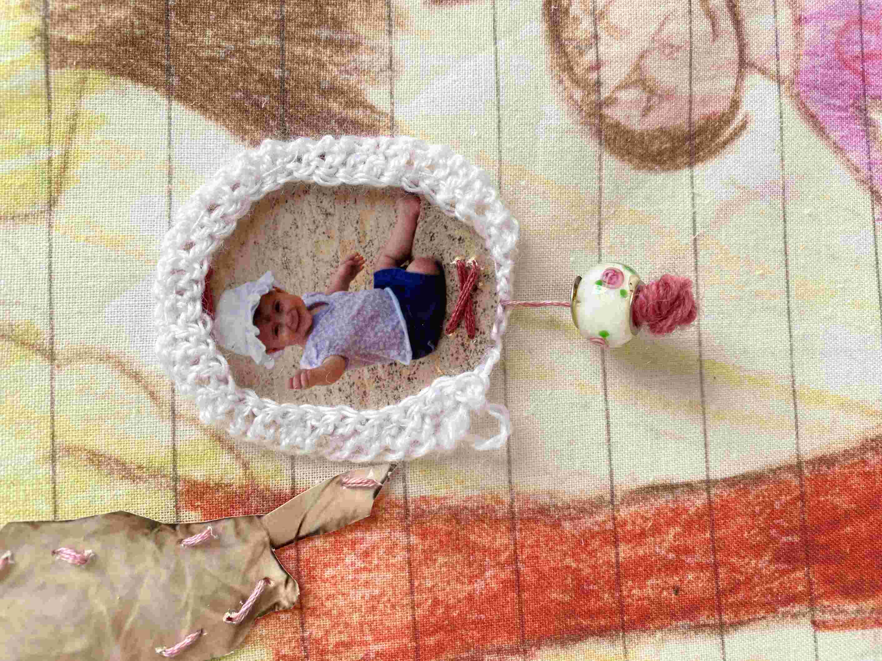 Handmade crochet detail