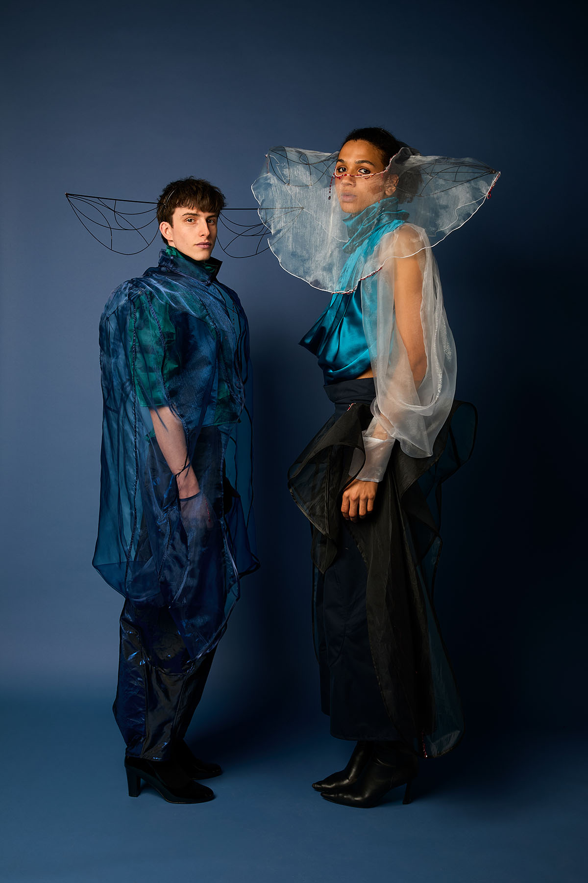 Sapience Veneer Editorial Look 1 and Look 3 - BA Fashion Emily Lee