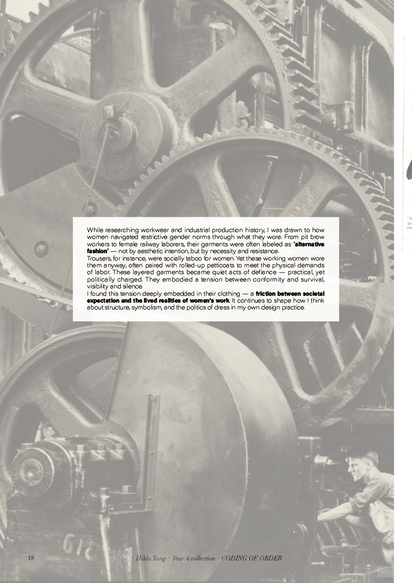 research-THE “ALTERNATIVE”CLOTHING UNDER MACHINERY 