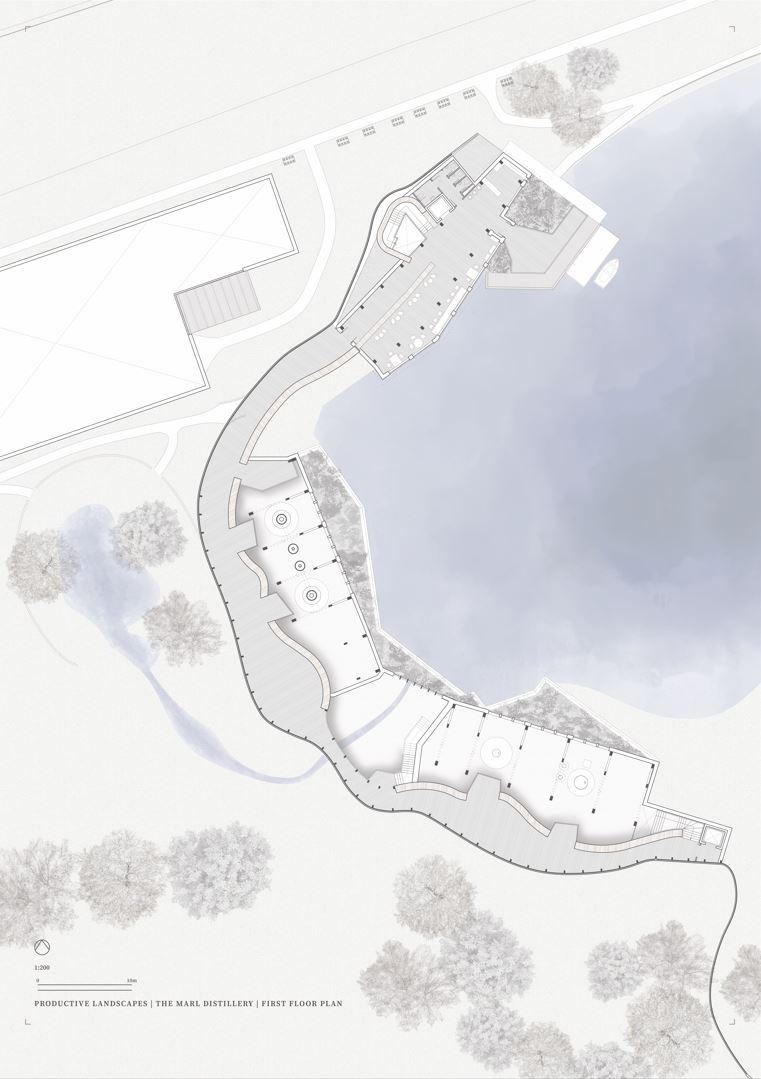 First Floor Plan of Distillery and Visitor Centre
