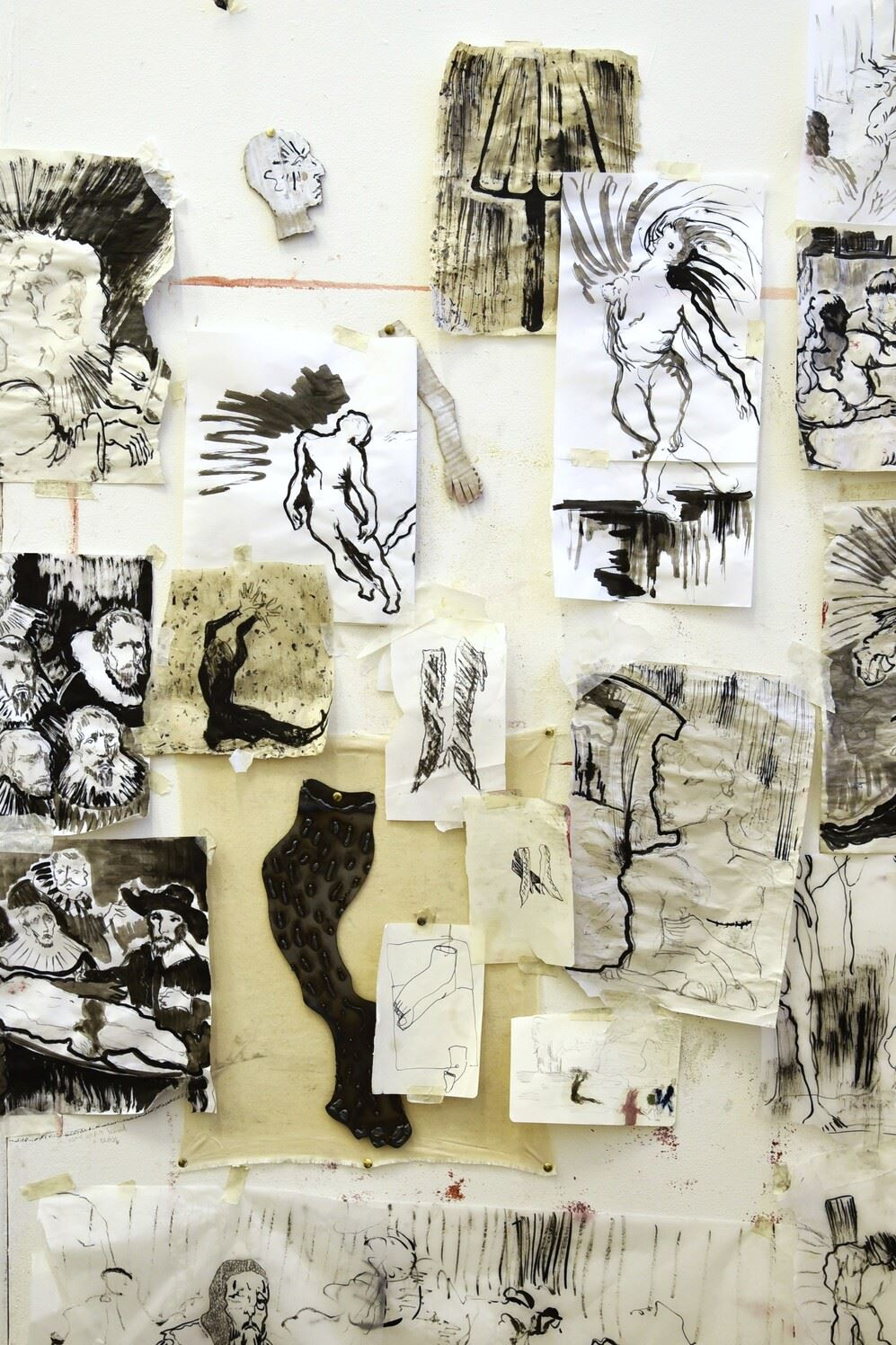 Studio Wall View, 2025, Image: Alex Howey