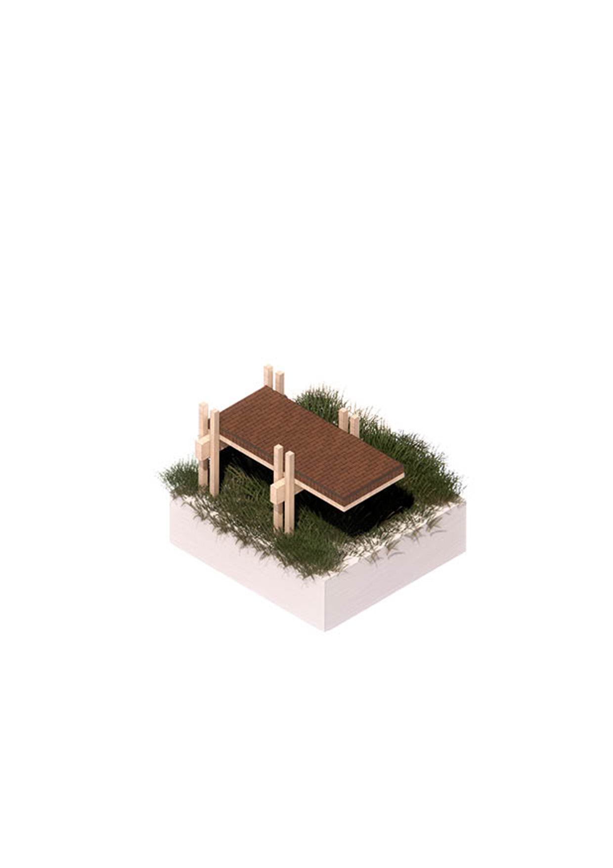 Garden Corridoor Material Choice.