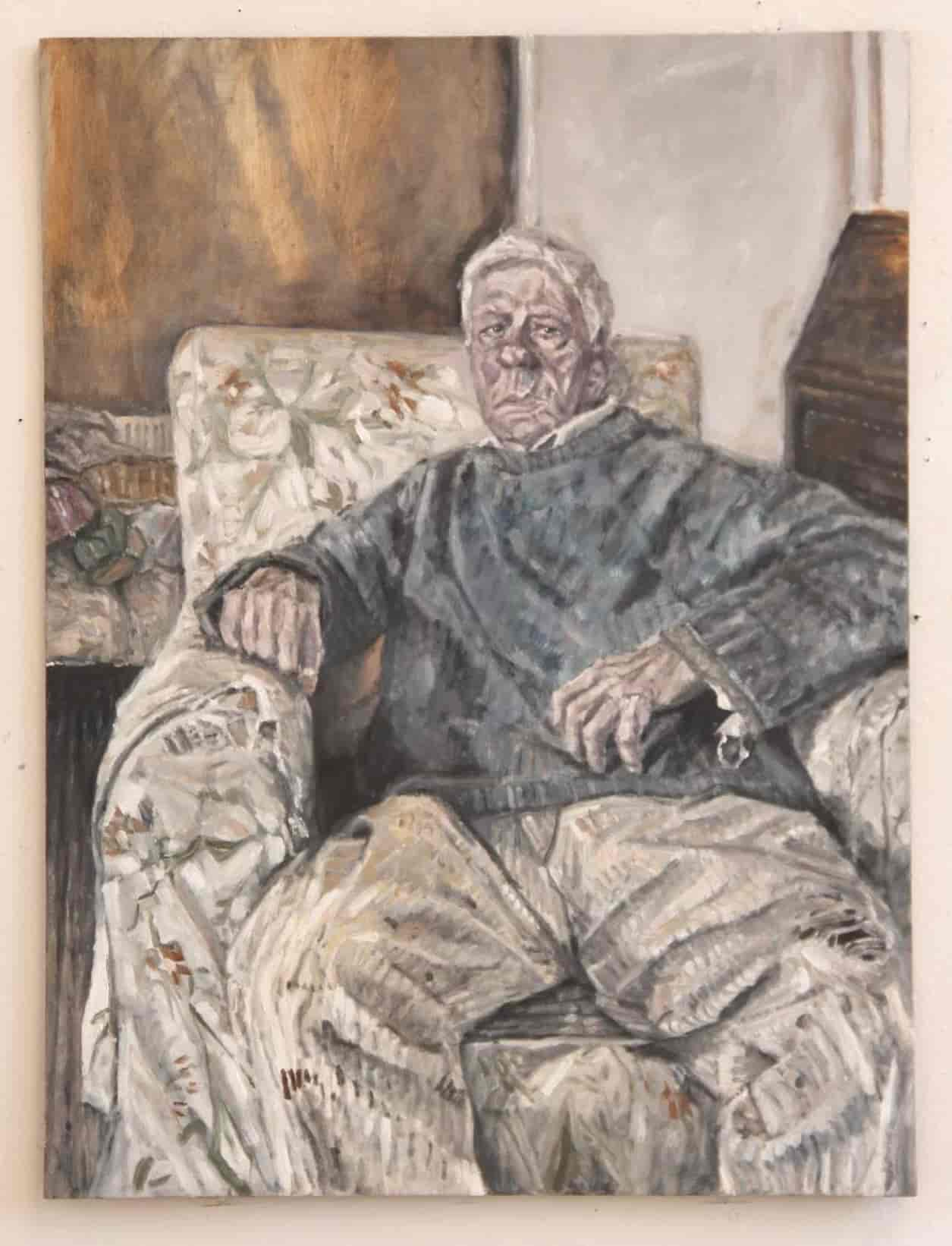 Quest for the Mackintosh Man, oil on board, 60 cm x 80cm