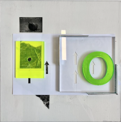 collage with different plastics