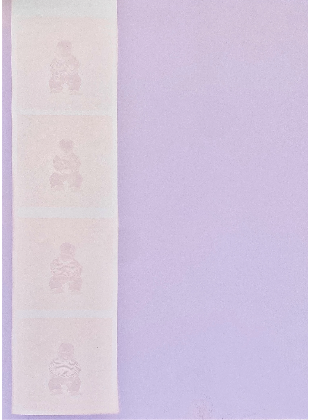 BEN BROWN ‘Slide Film (Portrait)’ 2025 [Gelatin Silver Print, 26.5 x 20.5 cm]