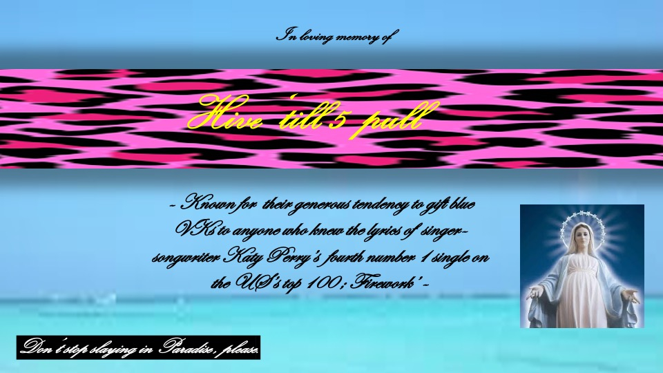 Fictional death notice 