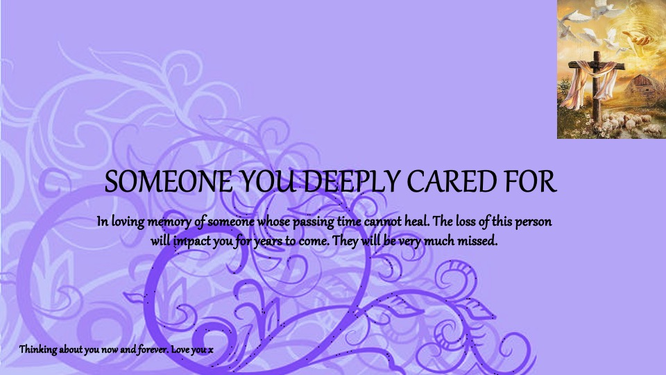 Fictional death notice 