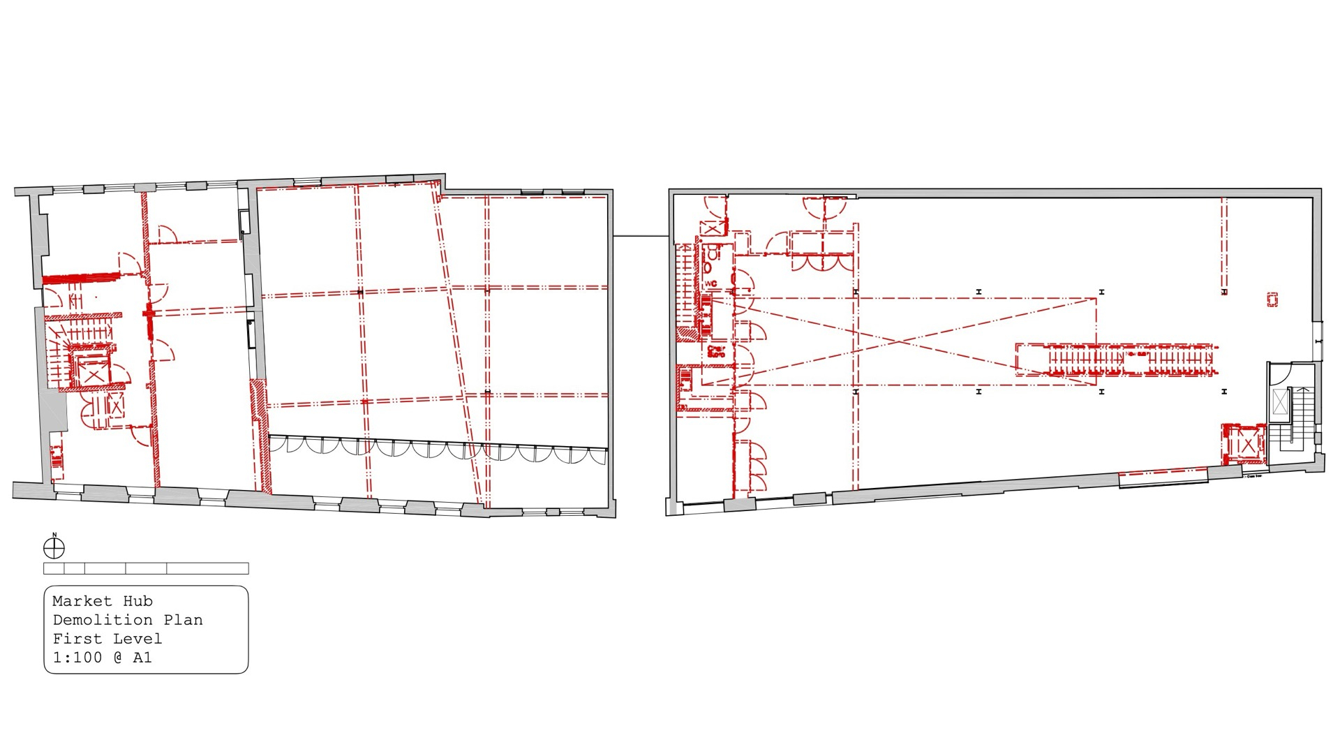 Demolition Plan: First Level 