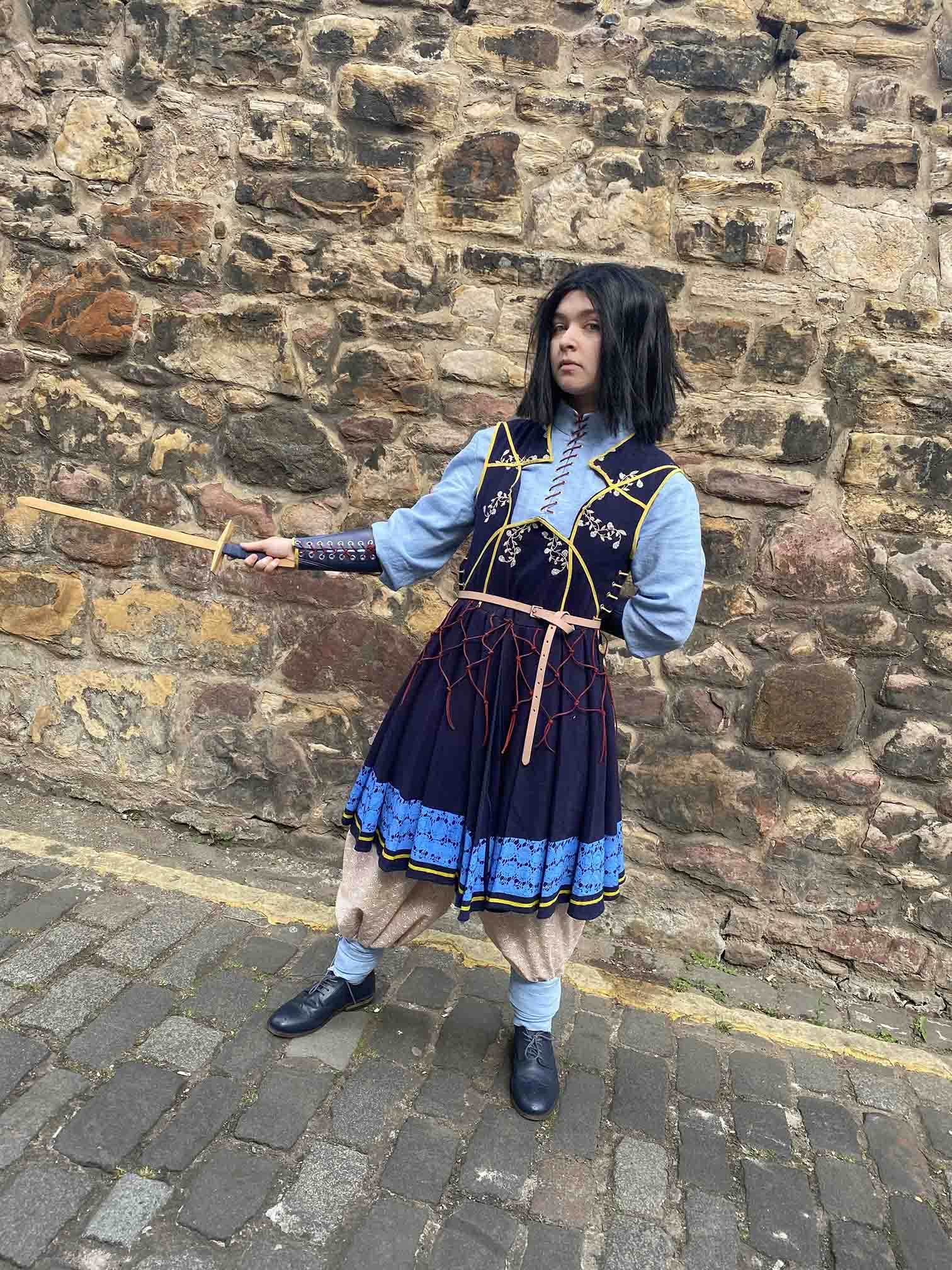 front of tamir/tobins costume