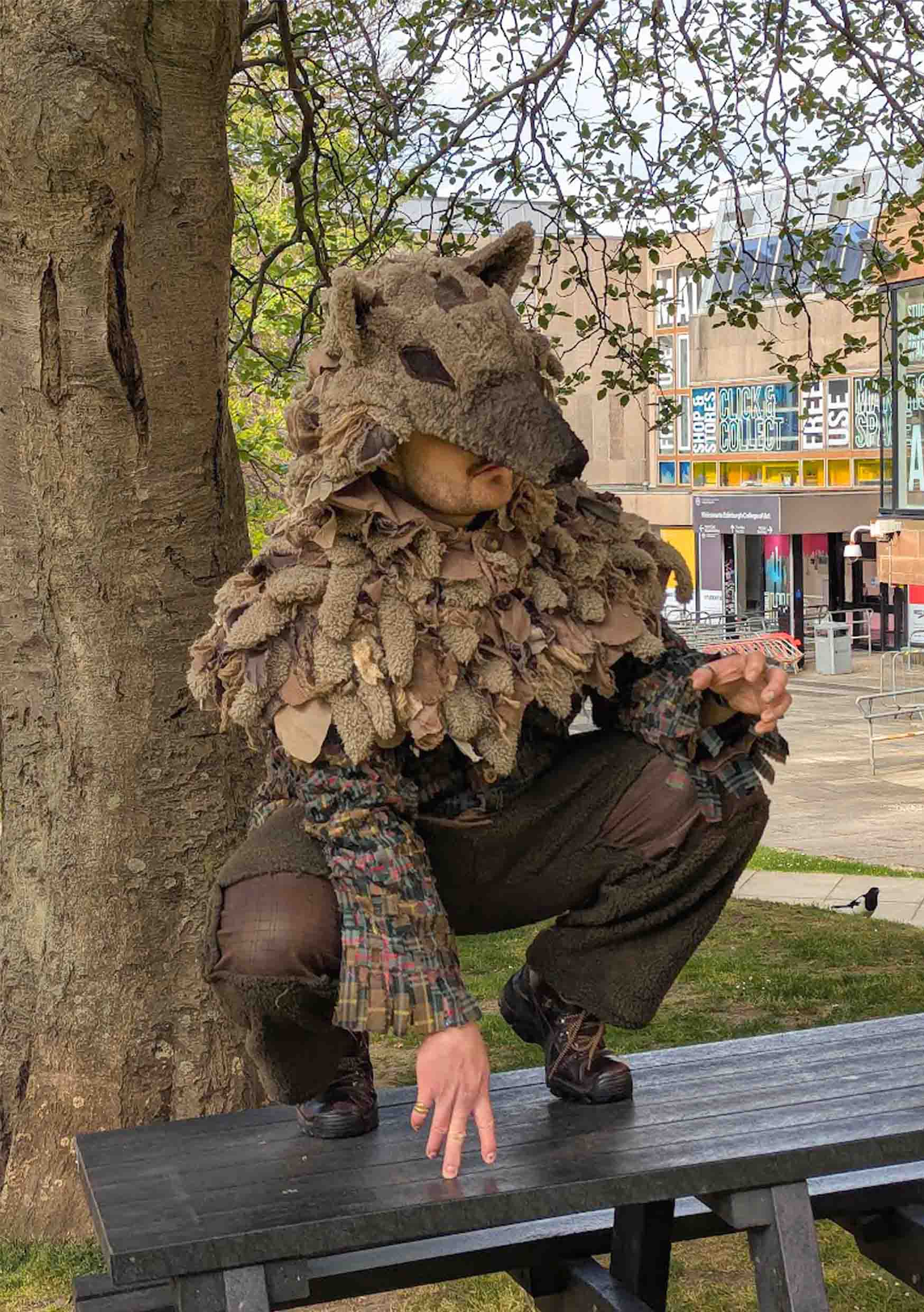Boy from the Wolf People final costume
