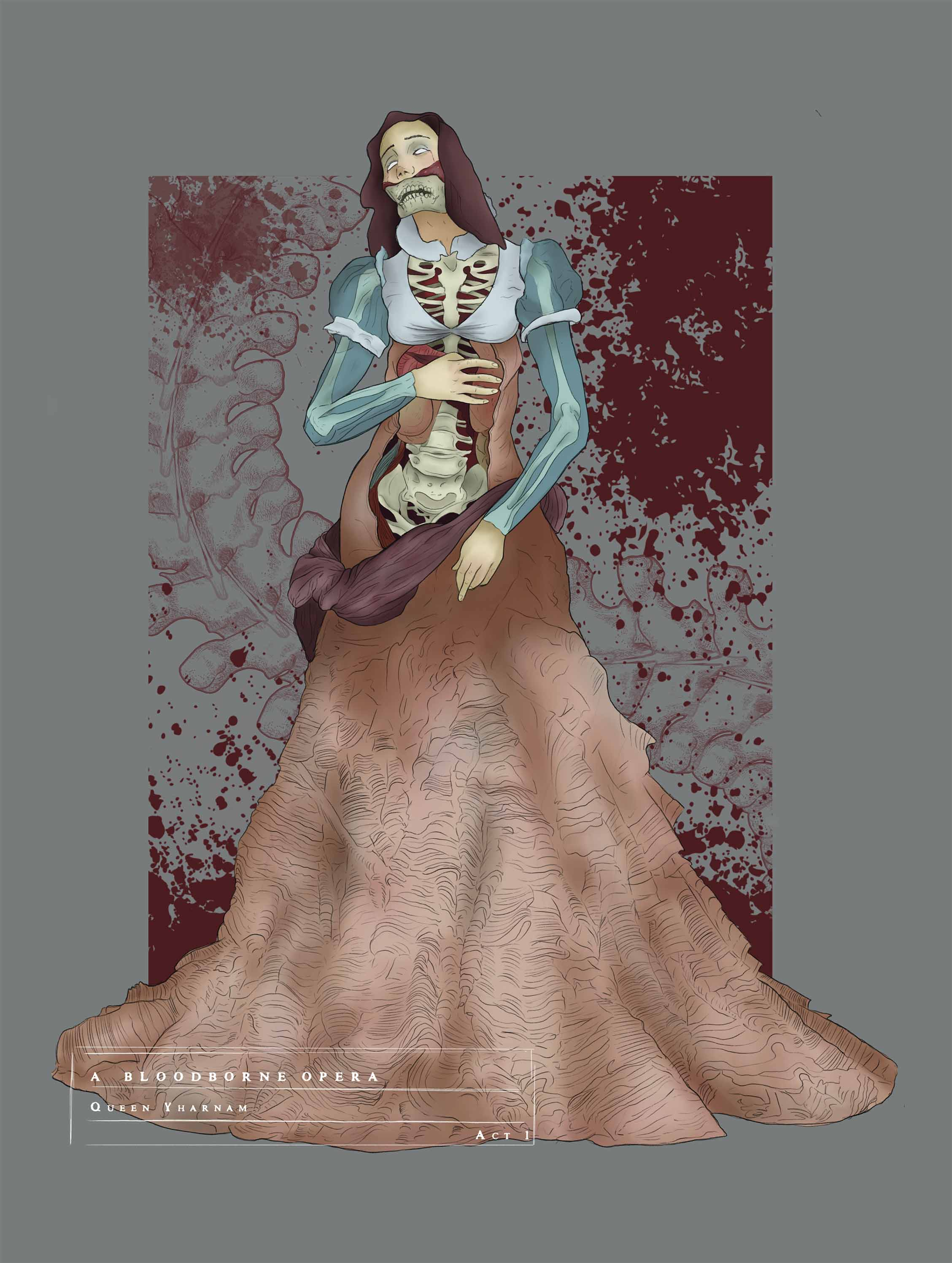 Queen Yharnam Illustration