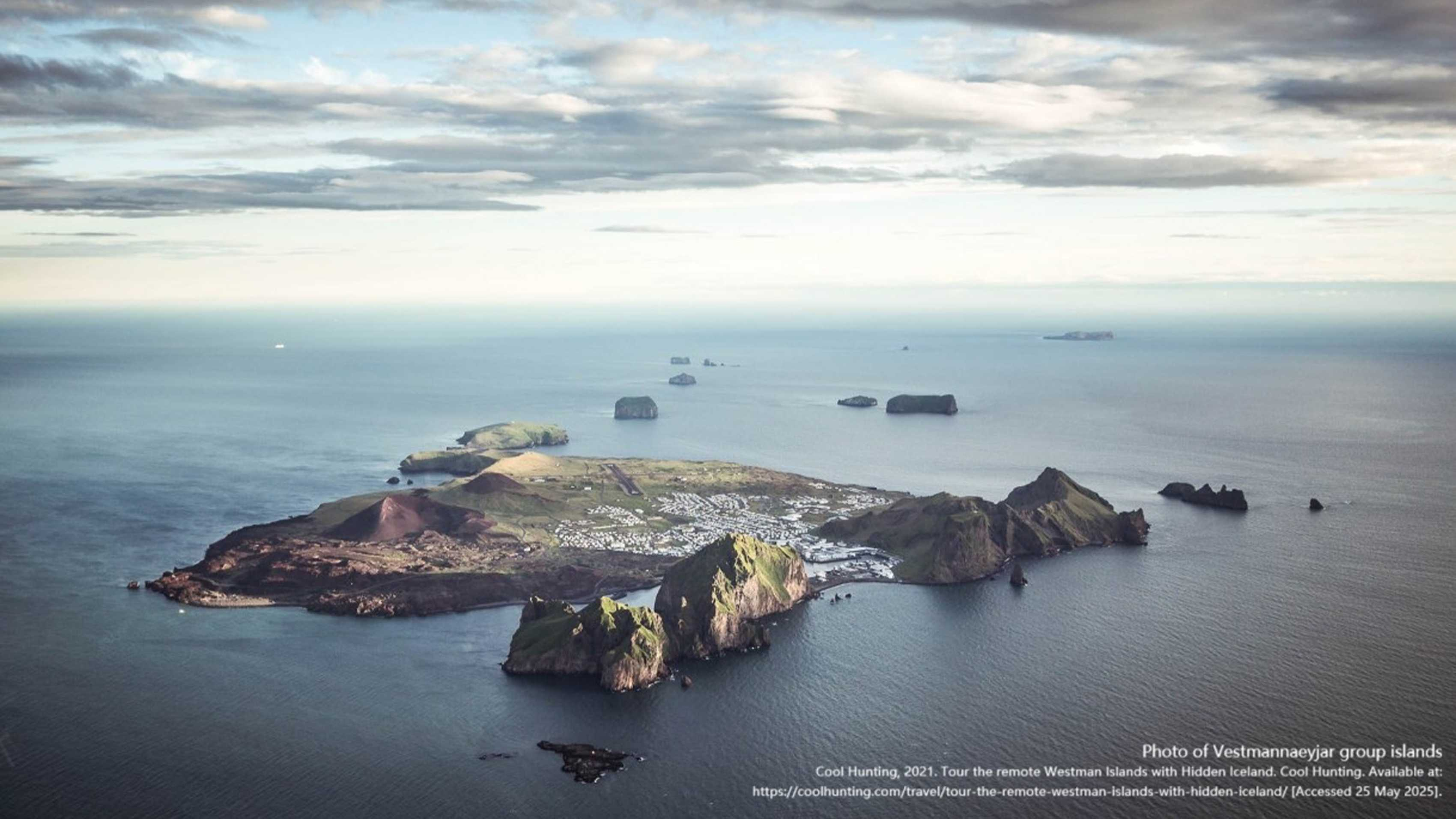 Photo of Vestmannaeyjar group islands