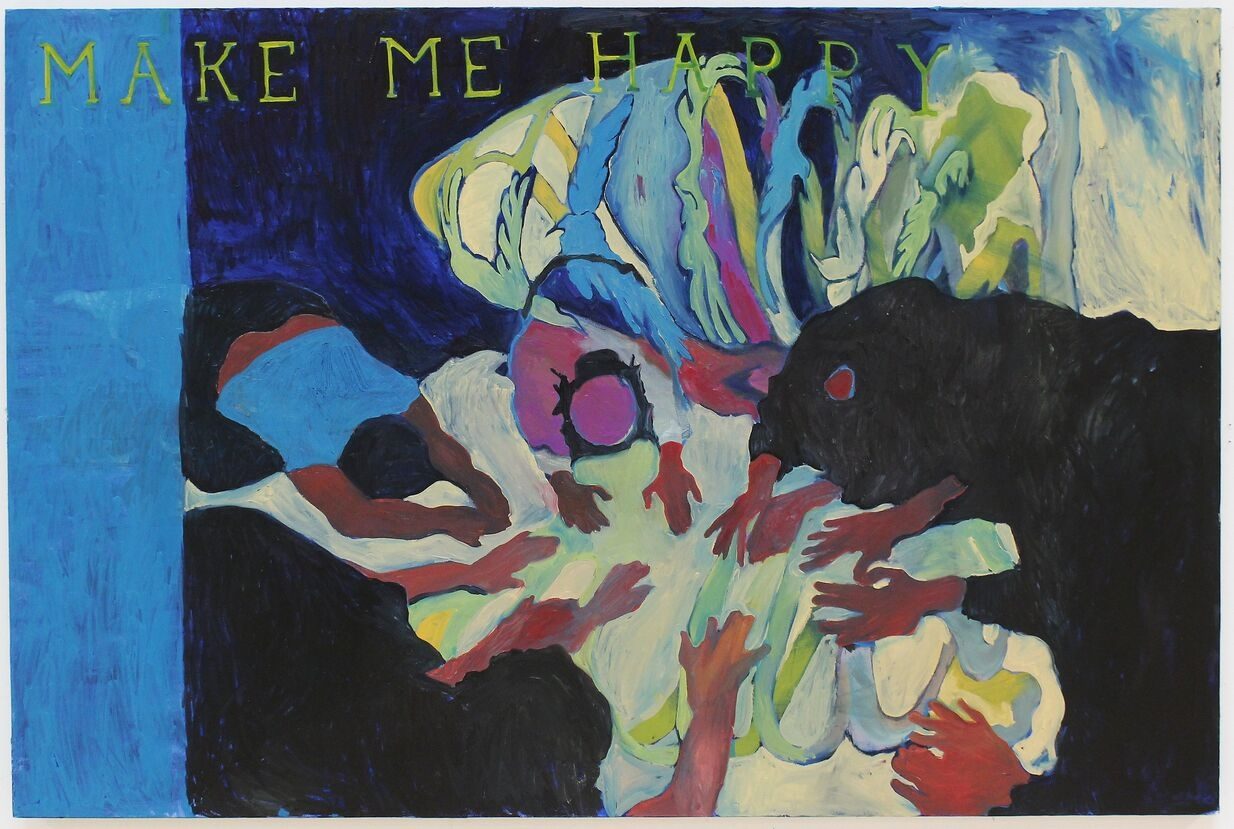 FriendshipCircle™, oil paint on canvas, 120 x 180 cm