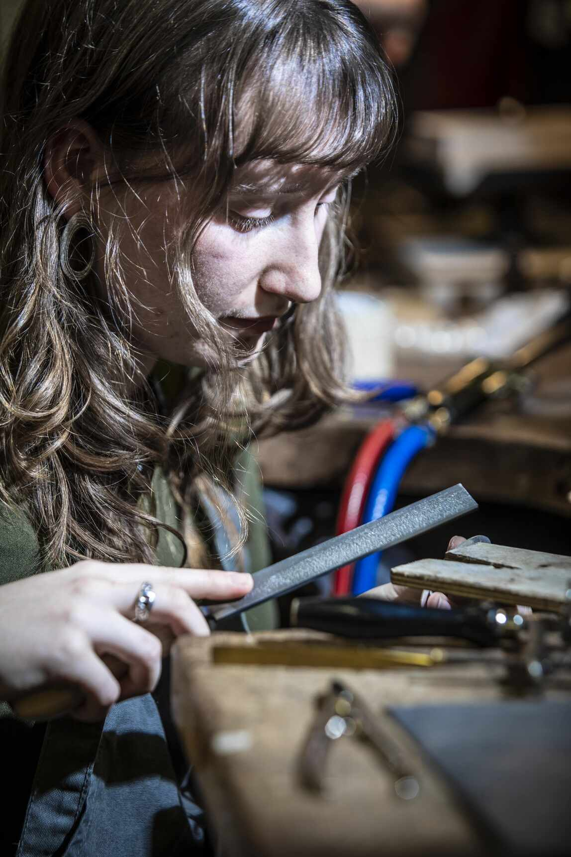 Working at the bench