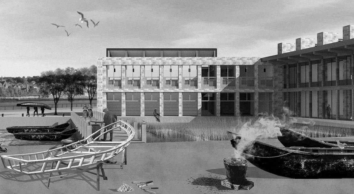 Exterior perspective of The People's Archive of the Foyle