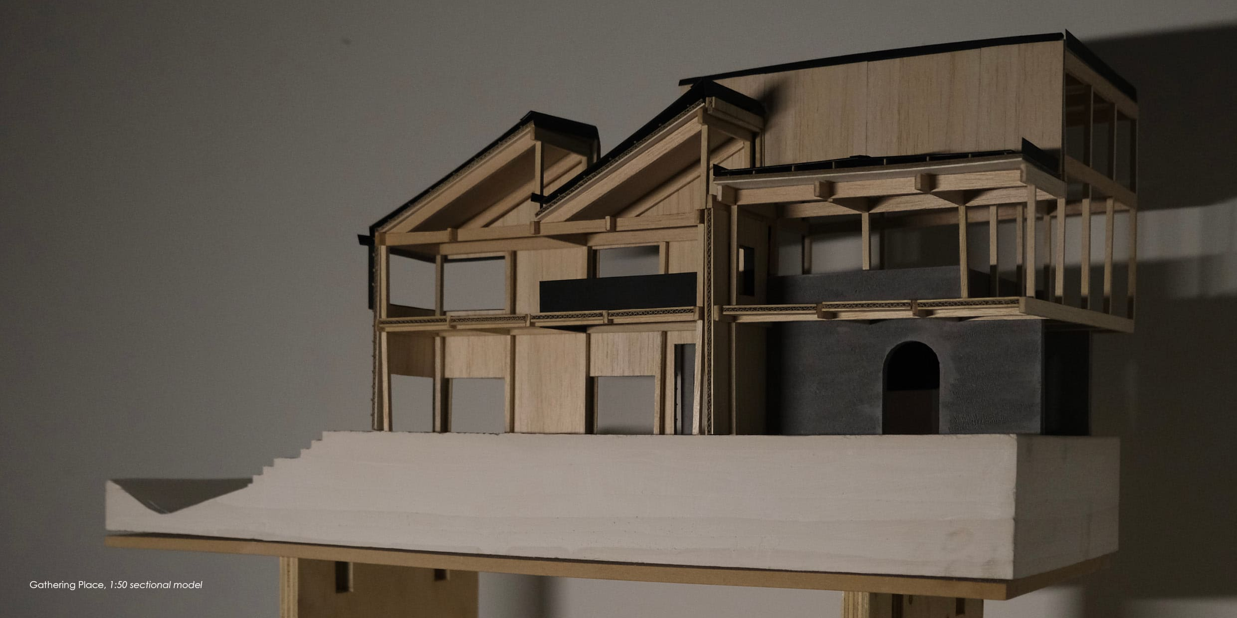 Gatehouse, physical model photograph