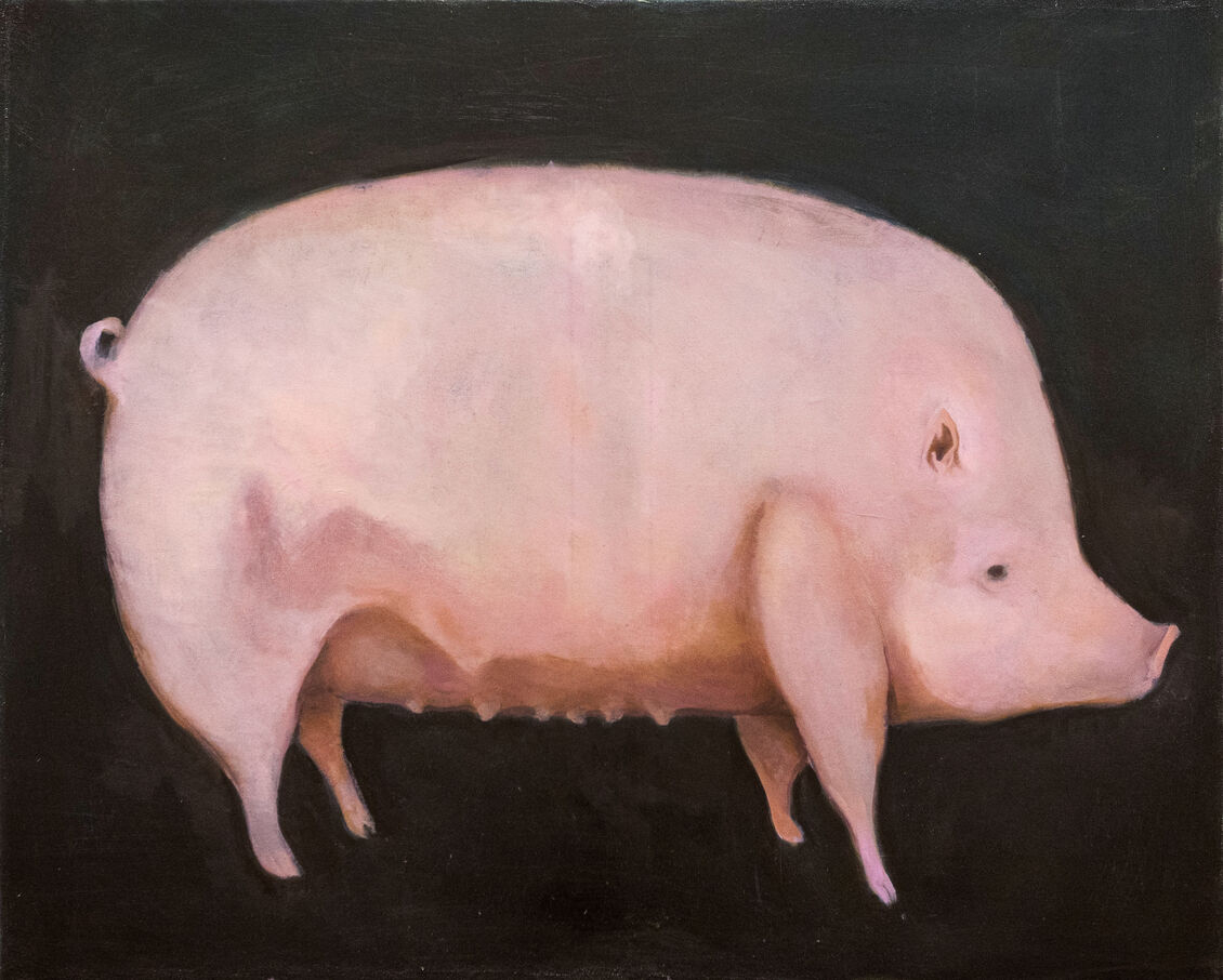 Infirma, Oil on Canvas, 85cm x 105cm, 2025.