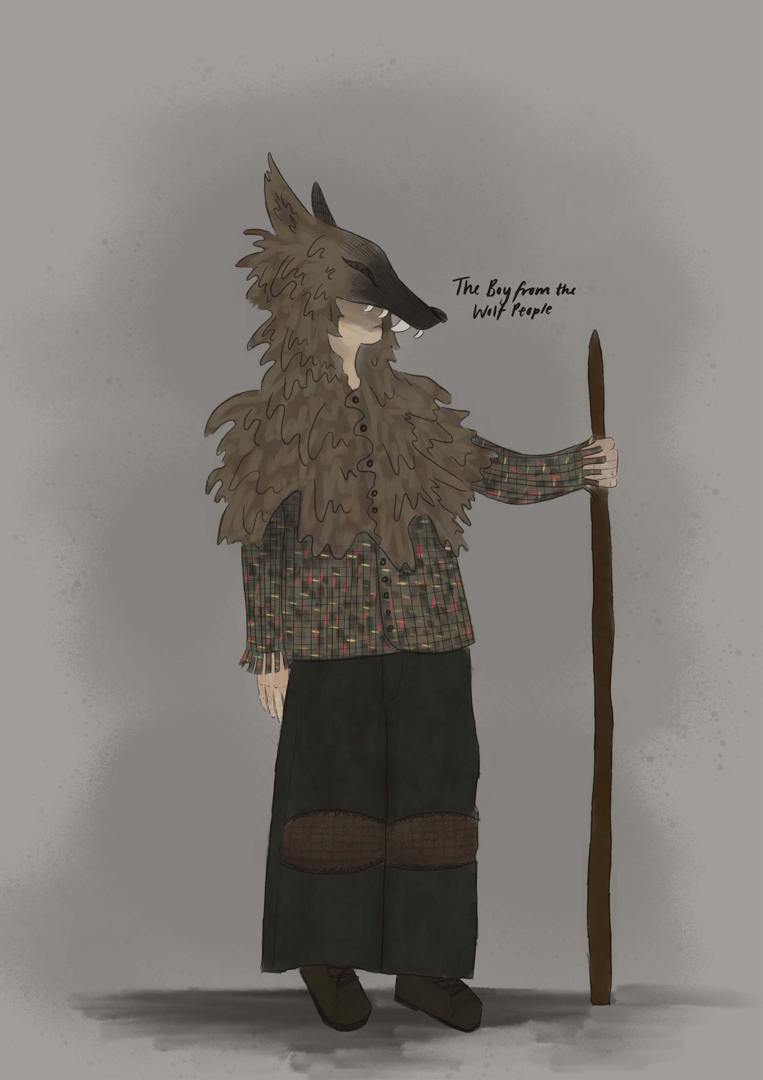 Boy from the Wolf People final drawing