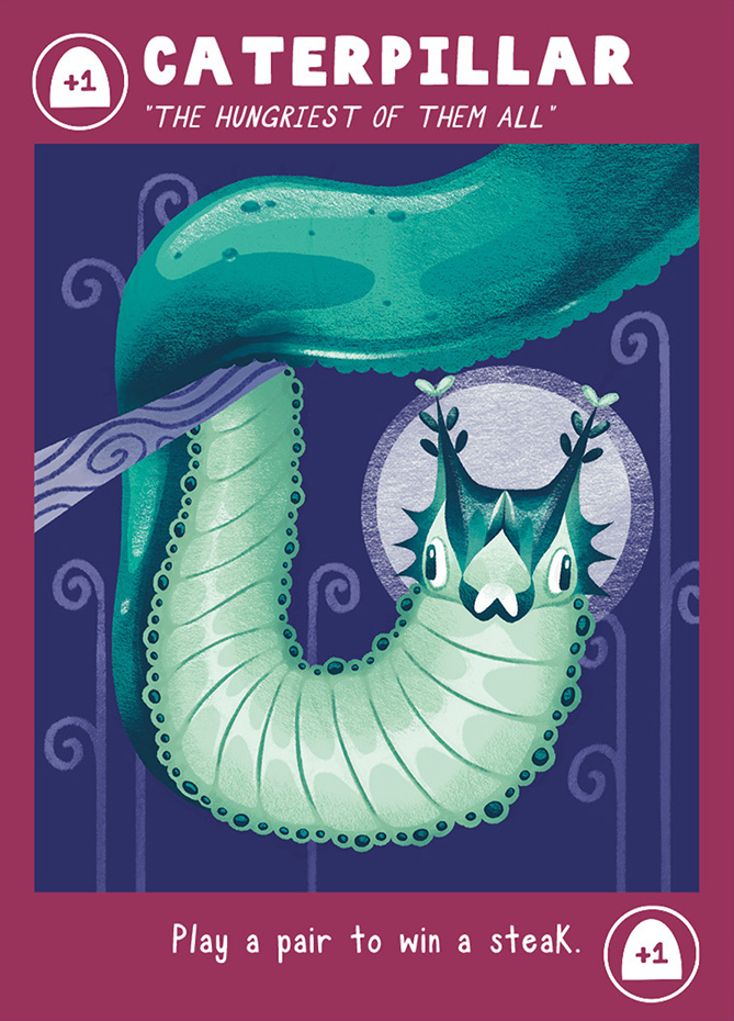 A card from our game.