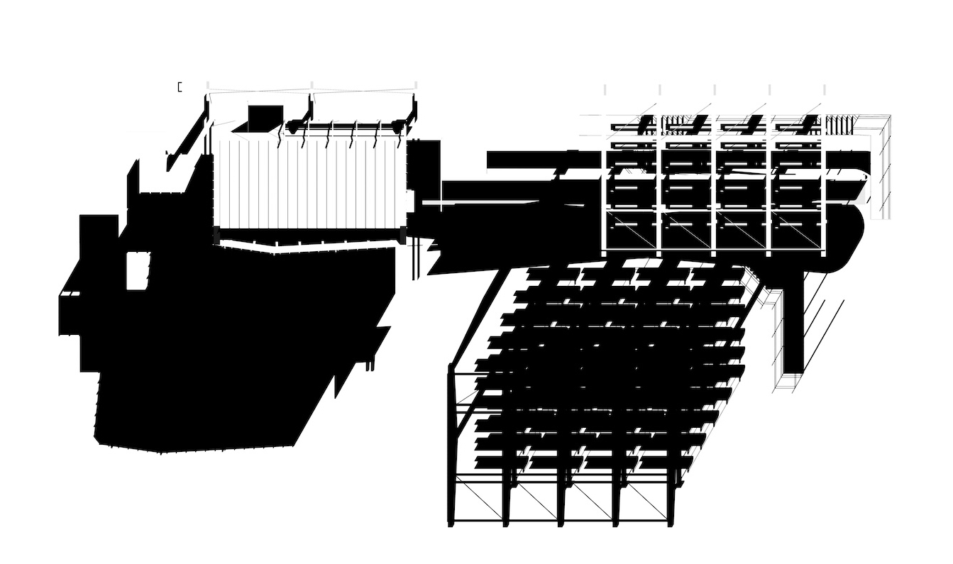 Rendered Aerial View of Cabinet