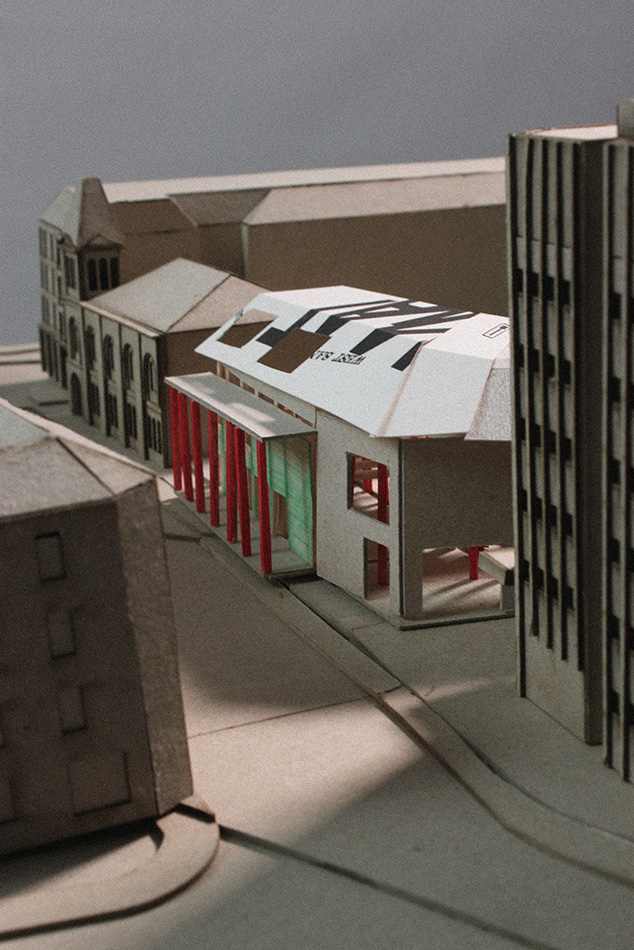 1:200 Model facing Hope Park Terrace