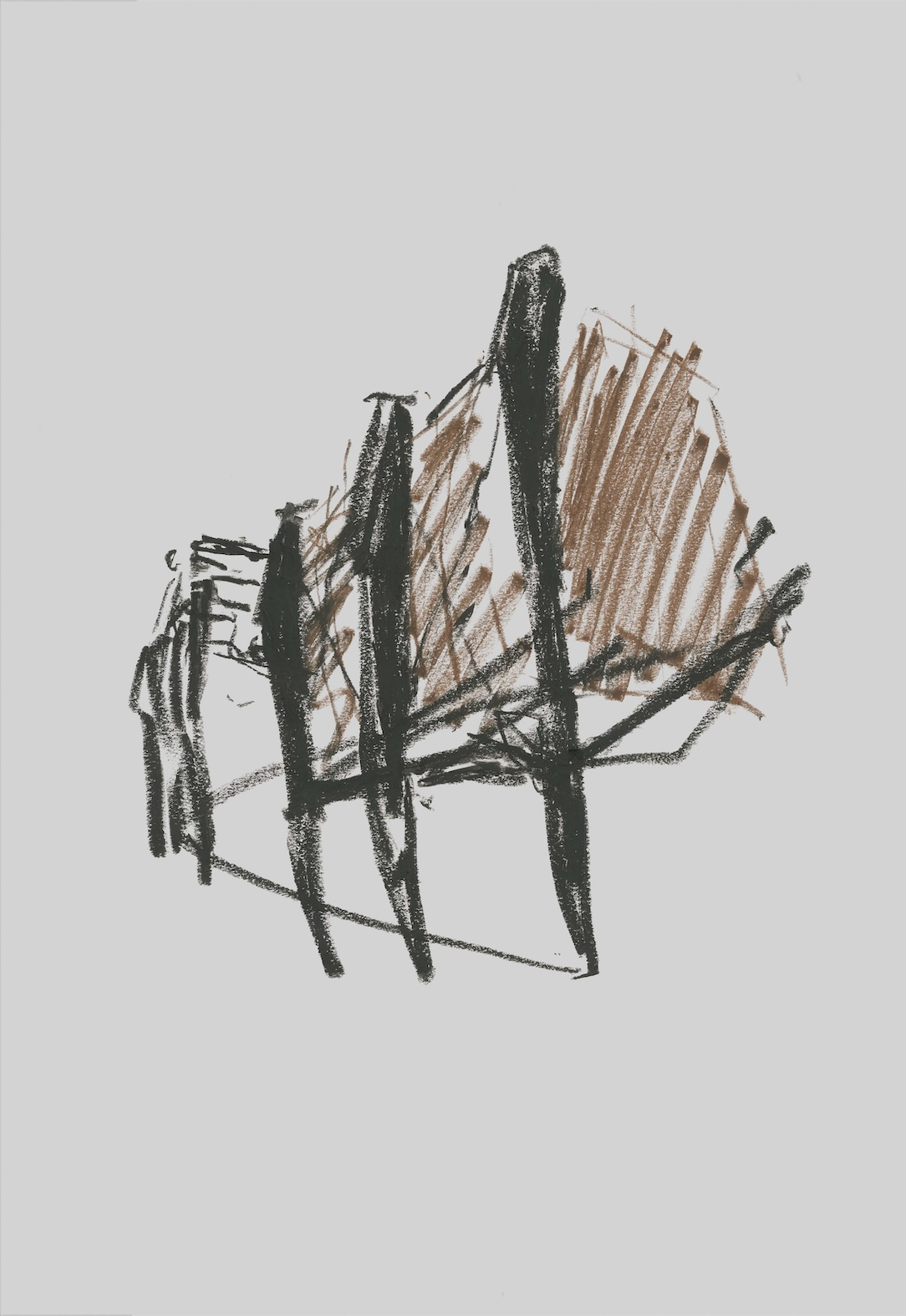 Concept Drawing | Oil Pastel on Newsprint