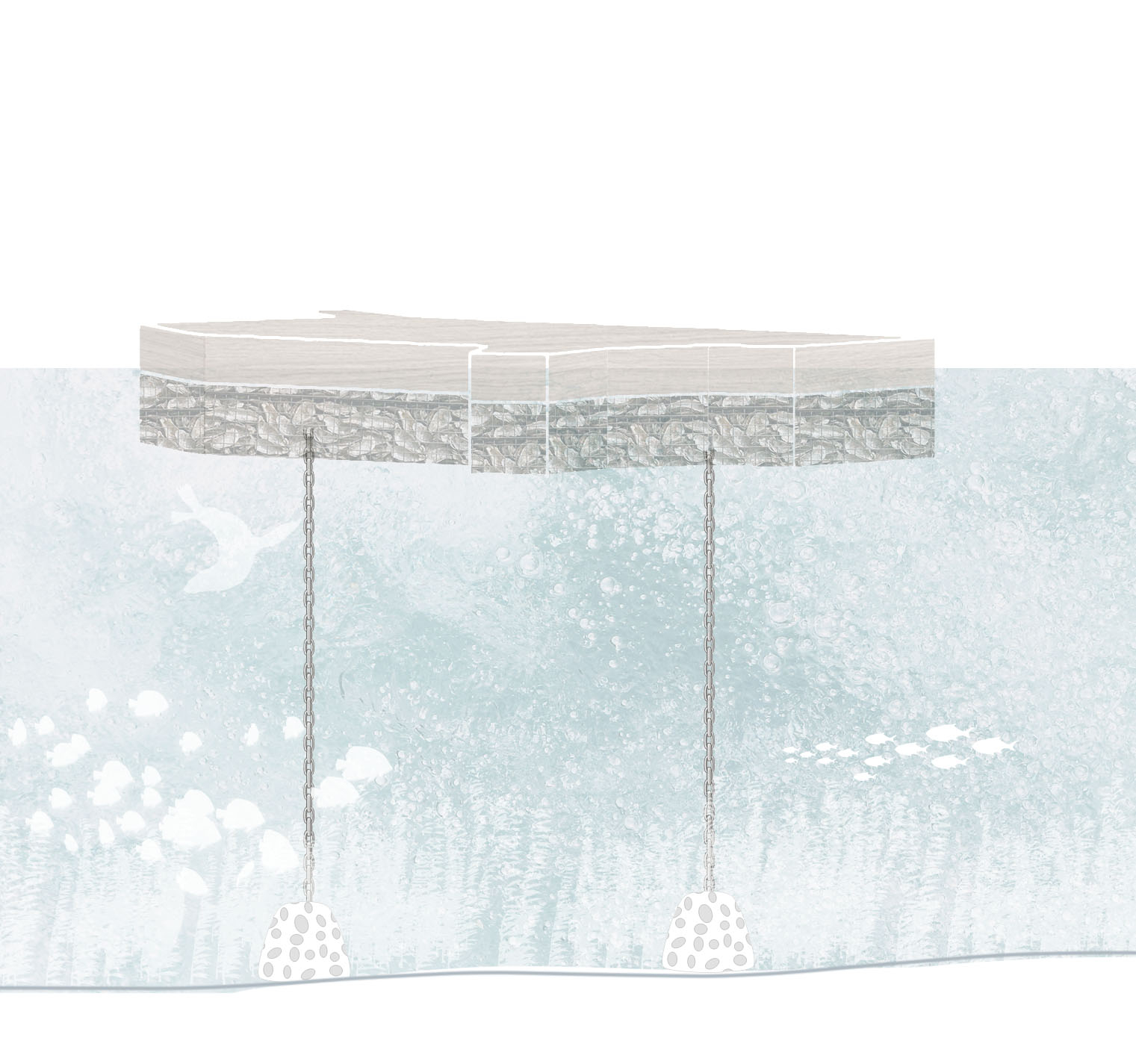 Oyster Island at High Tide