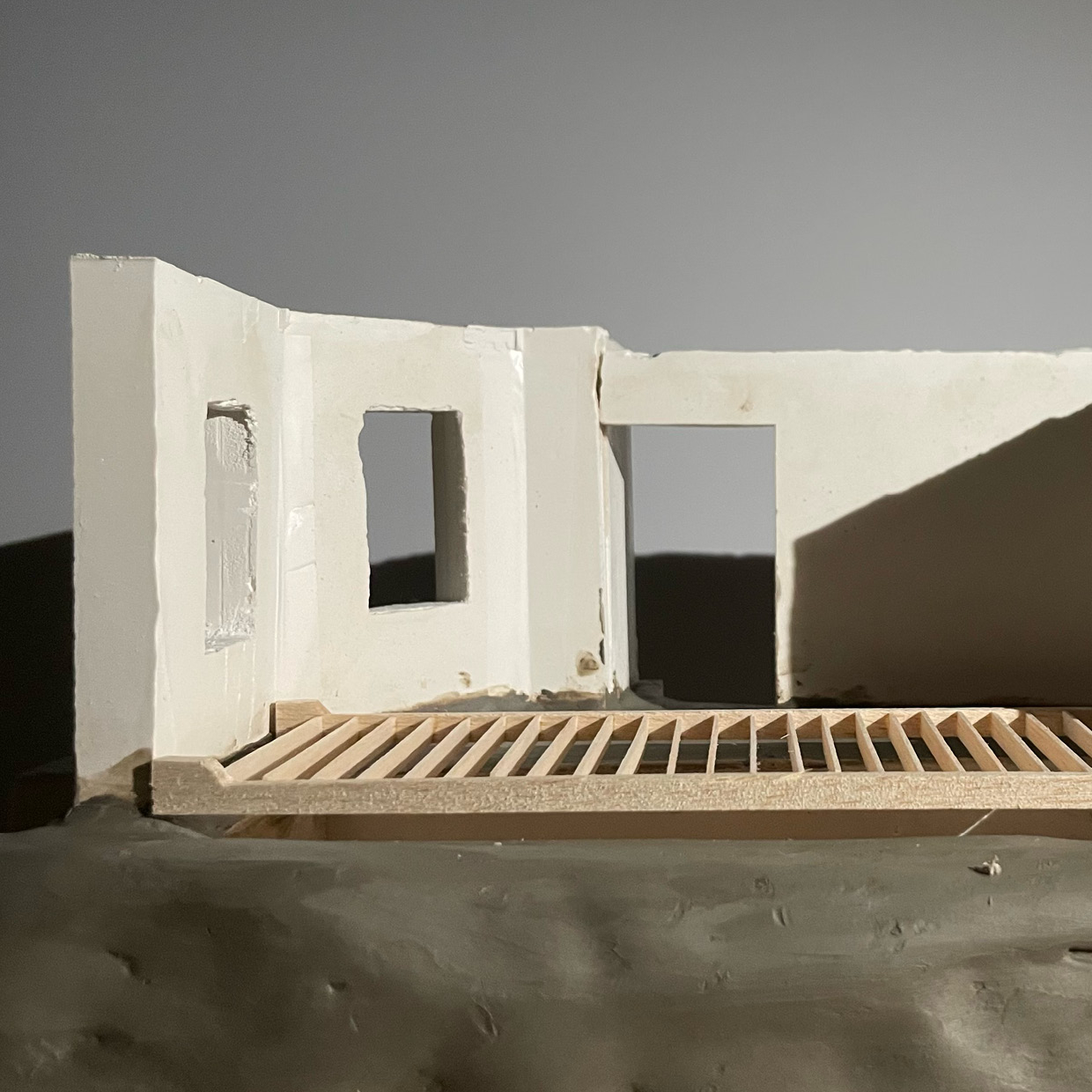 Ruin ecologies, 1:50 model photograph