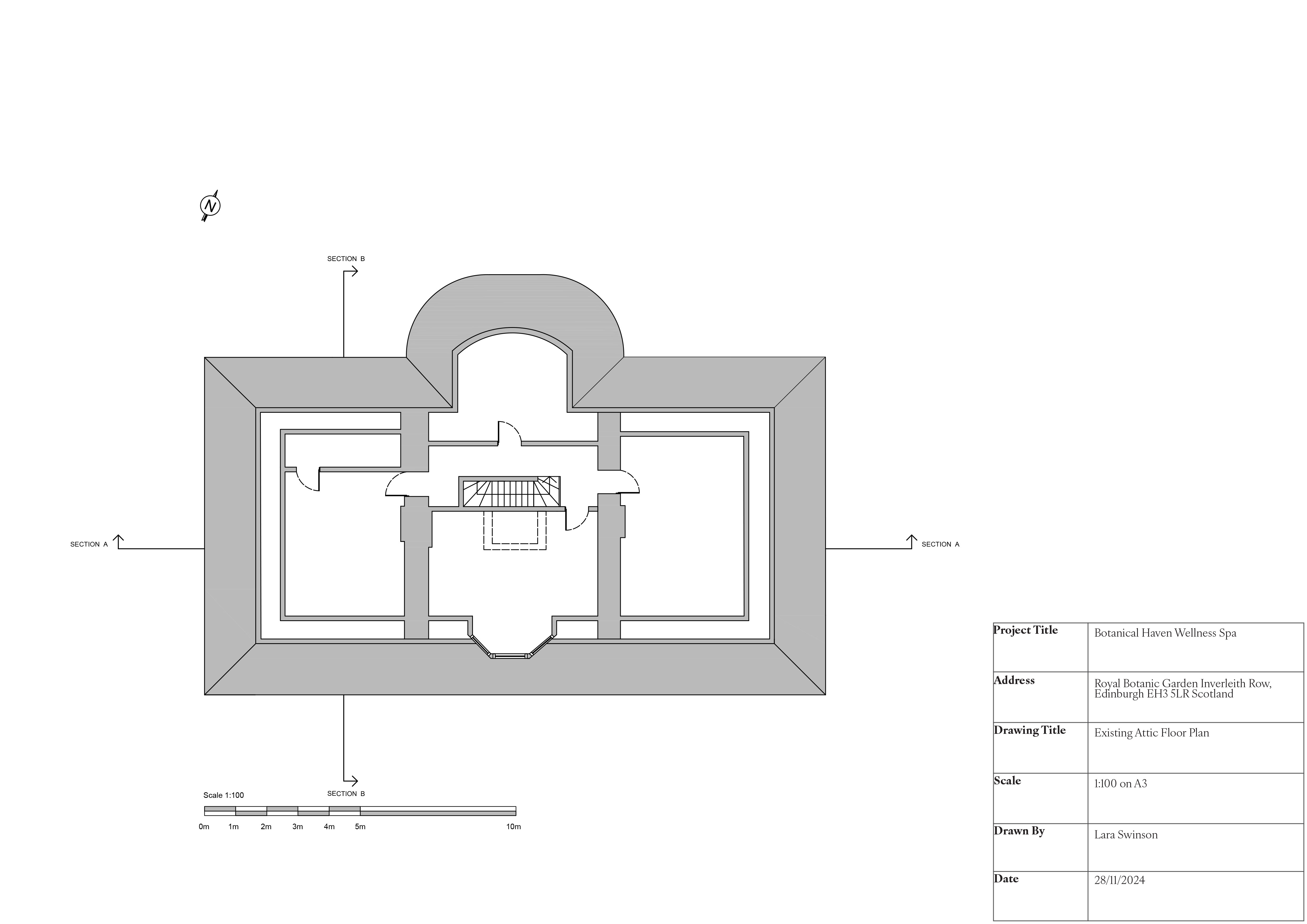 Existing Attic Floor Plan