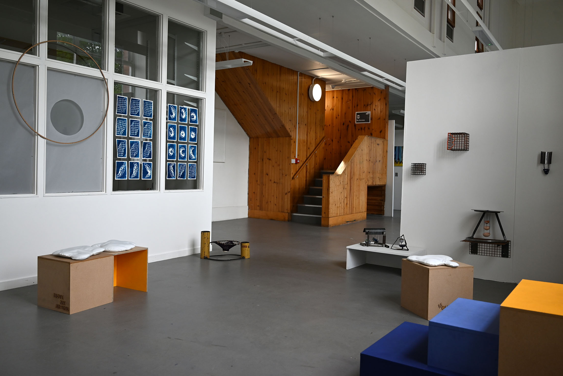 View of an art exhibiton