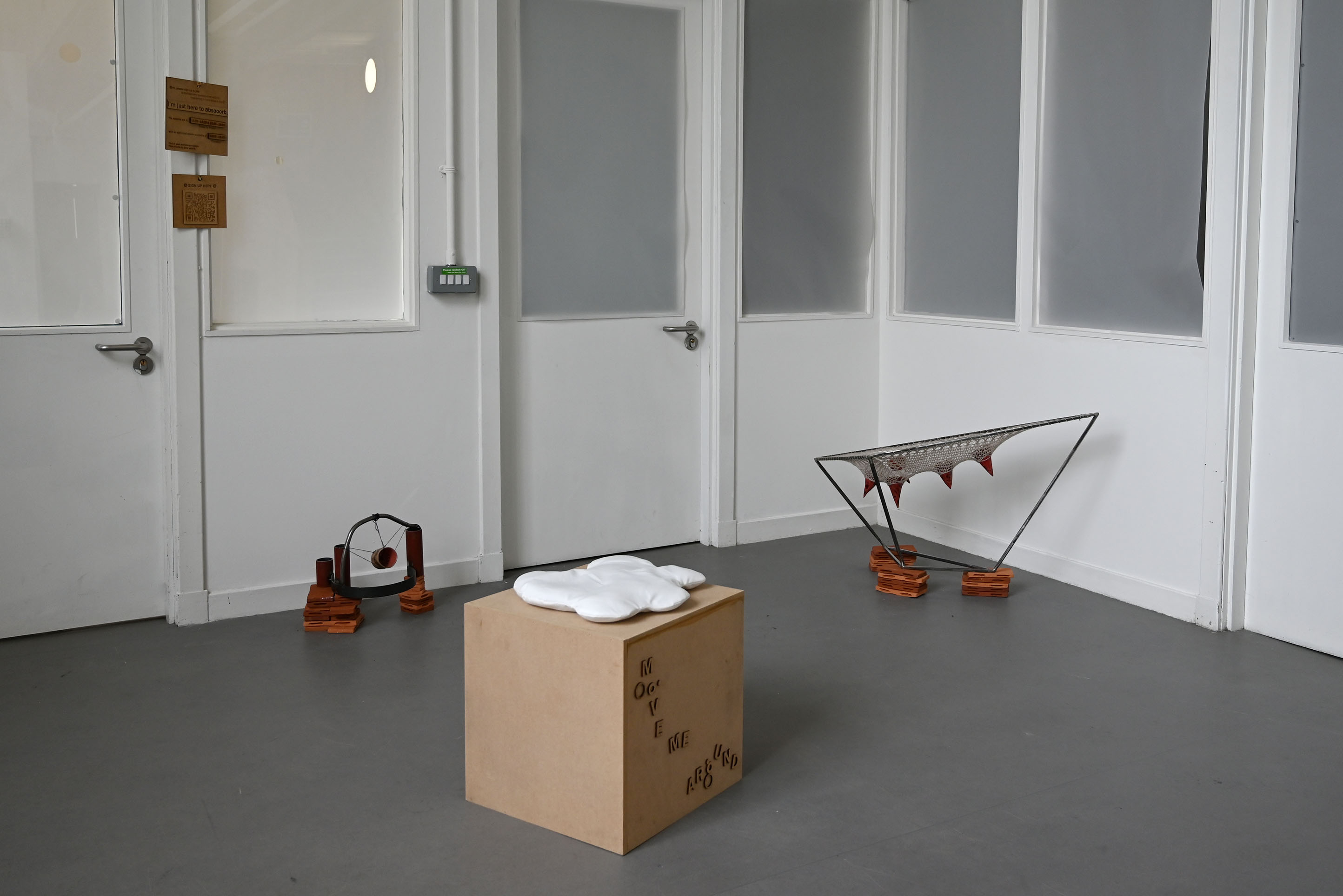 View of an art exhibiton