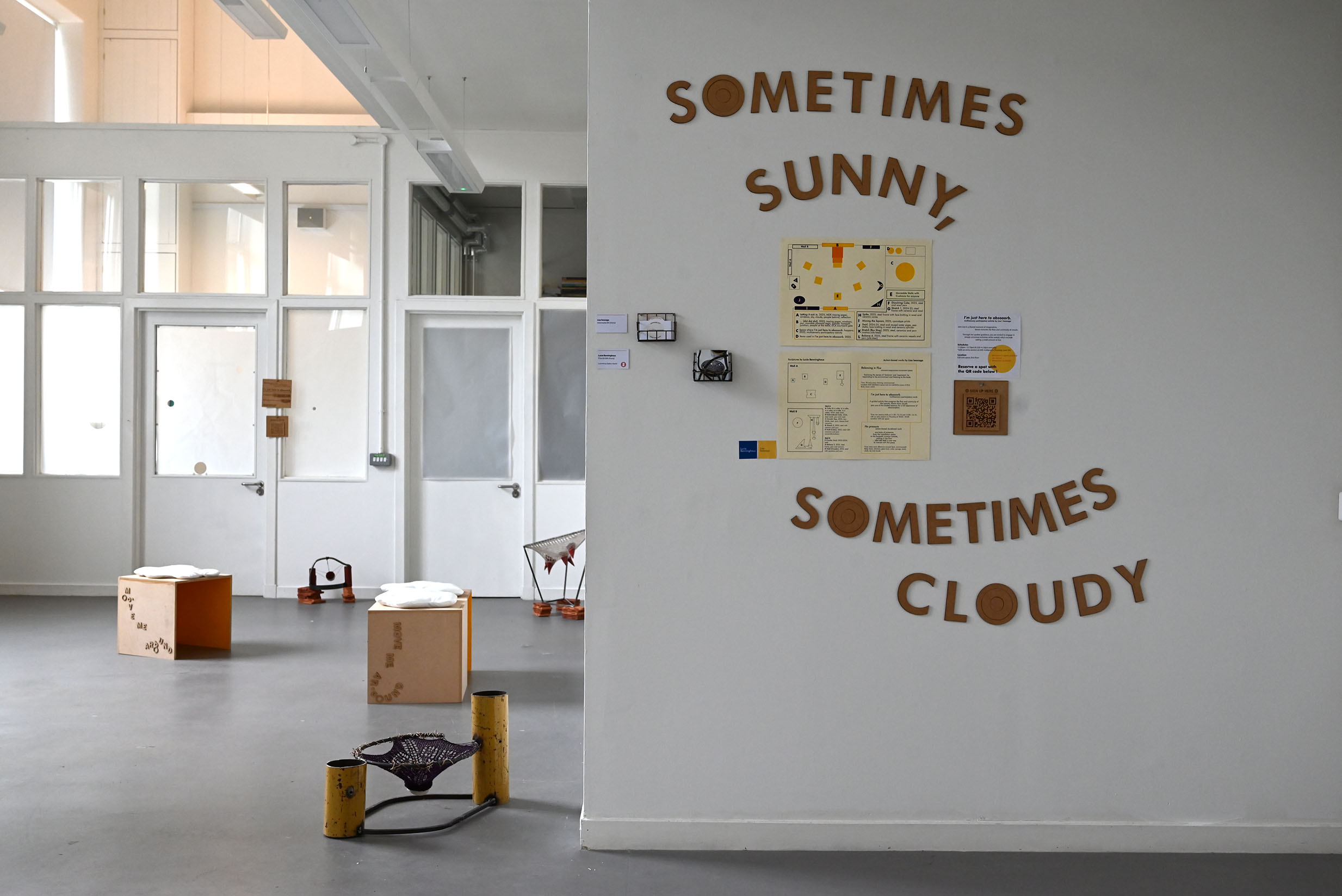 View of an art exhibiton