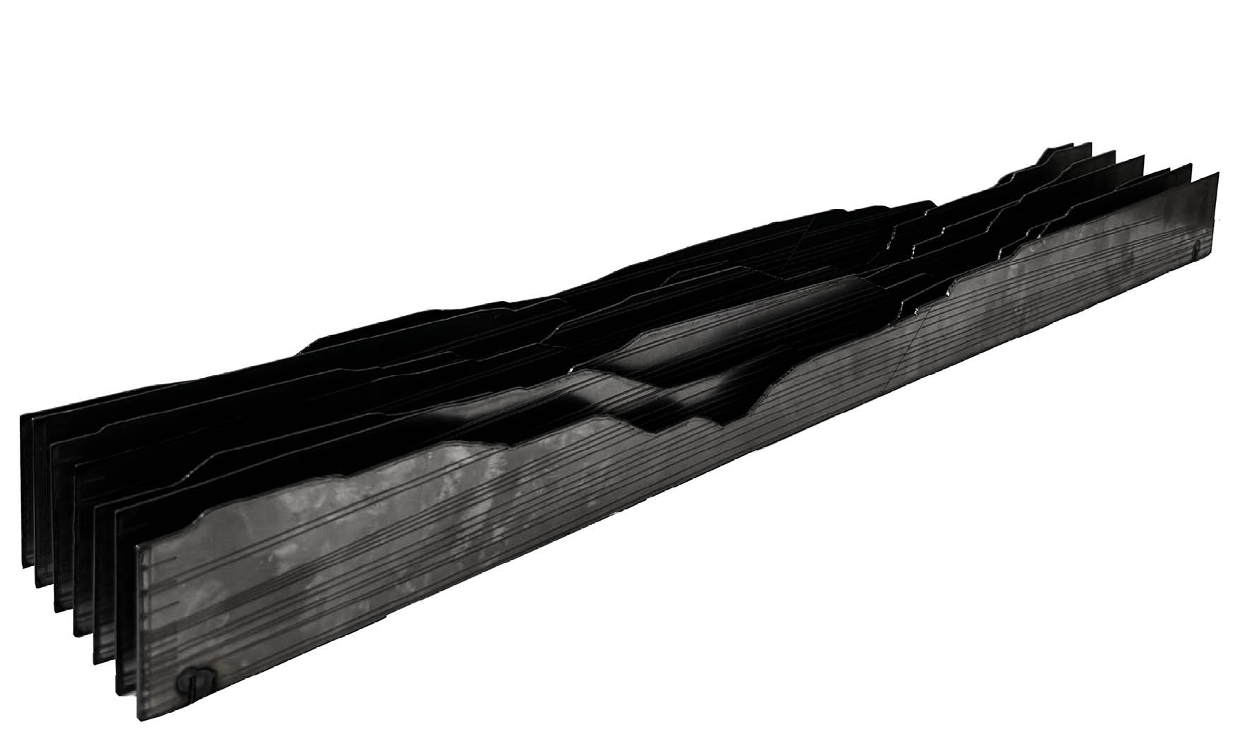 geological section model