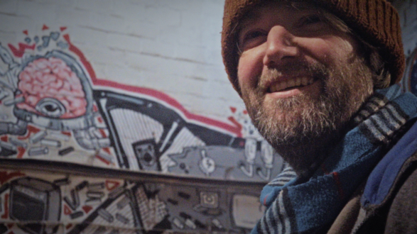 a person looking at camera