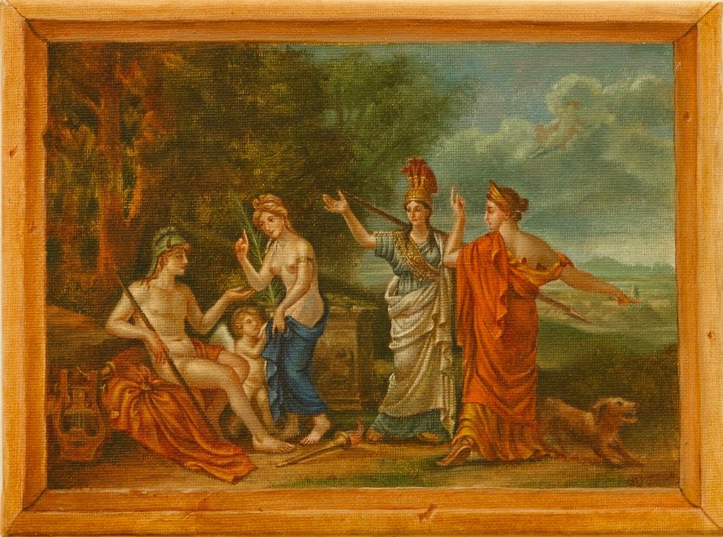 The Judgement of The Mouse (part 1), Oil on Canvas, 18 x 24 cm.