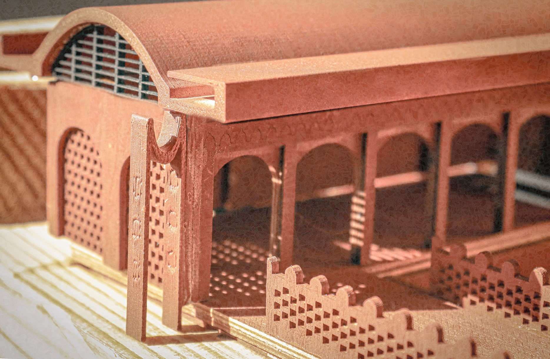 1:100 Model: Ceramic Workshop