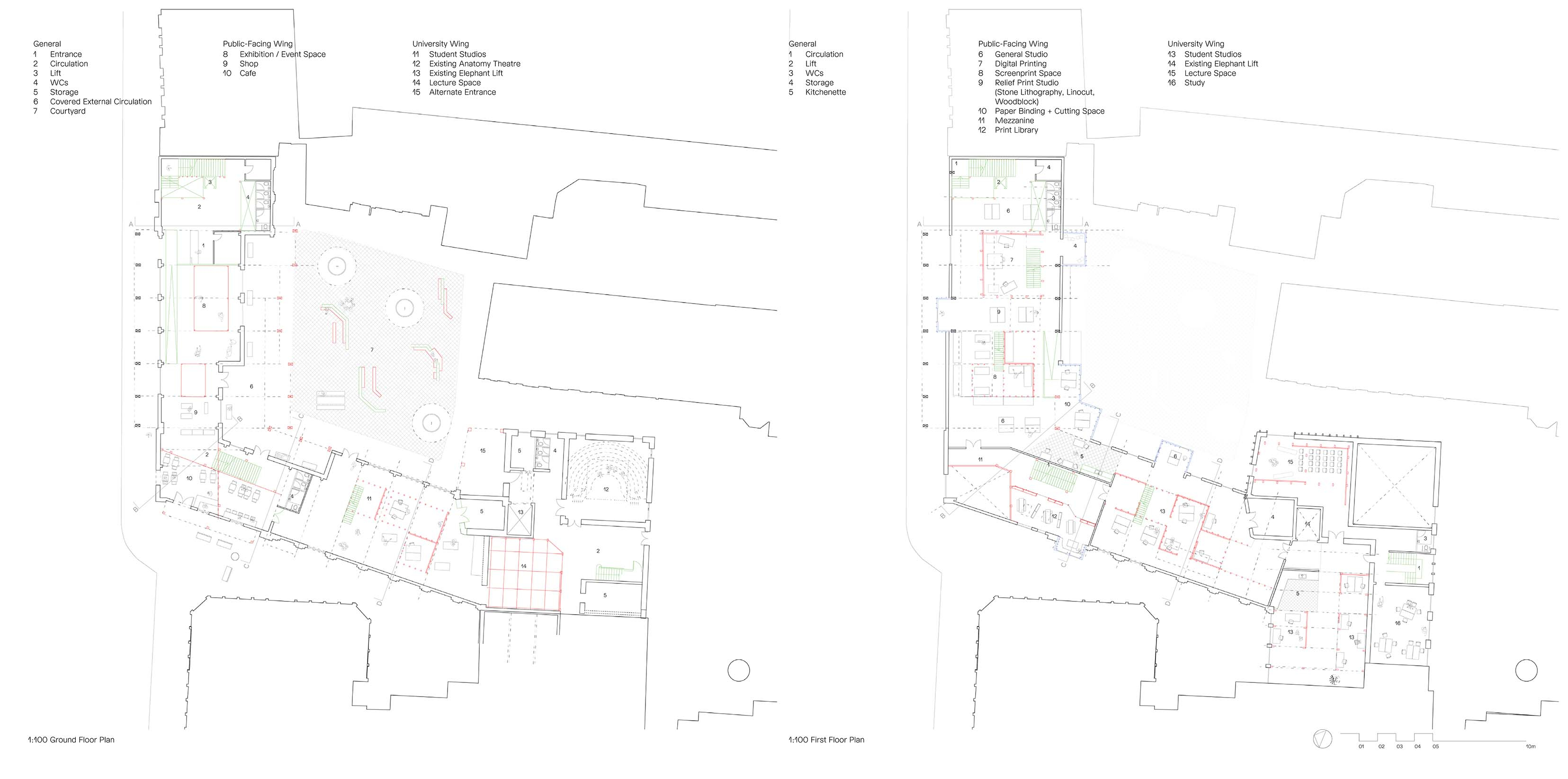Floorplans of proposal