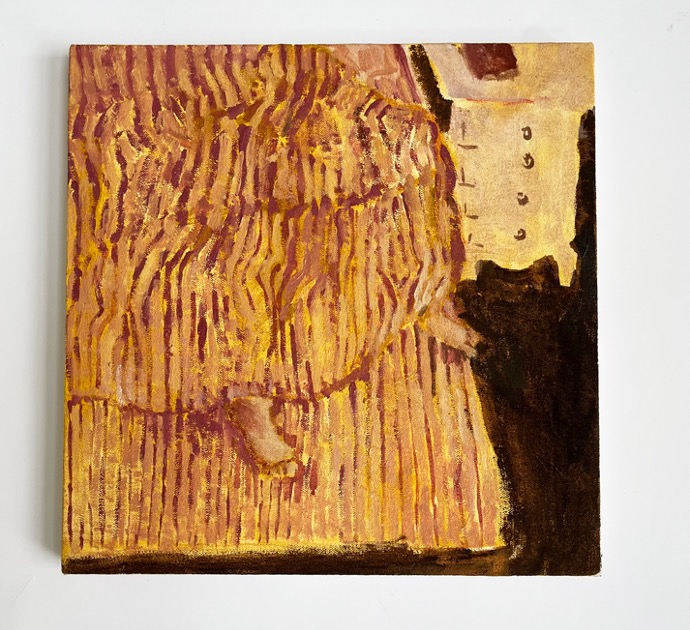 Oil on canvas wrapped board  2025 30 x 30 cm