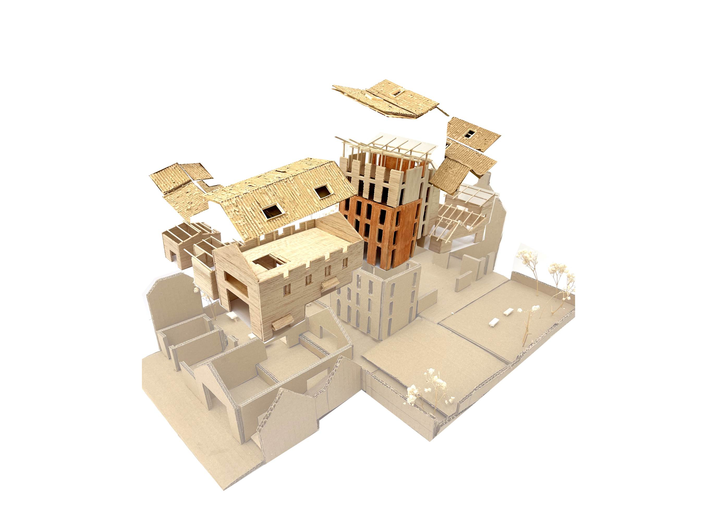 Exploded Axo 1:100 Model