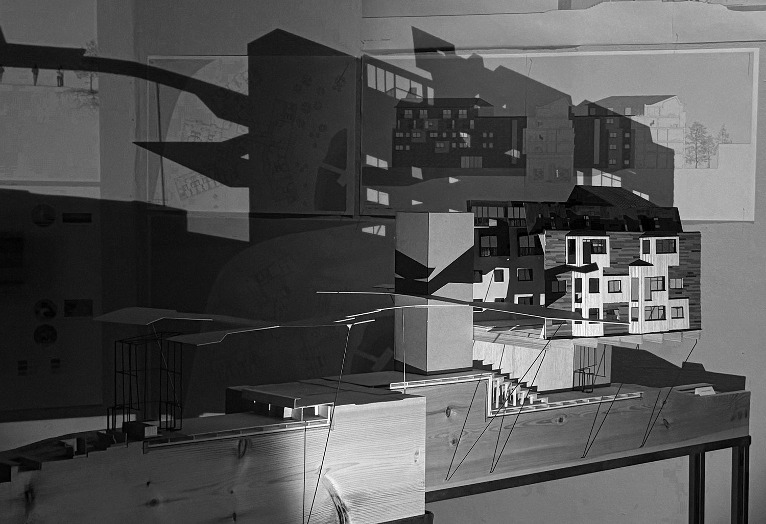 A model from the studio
